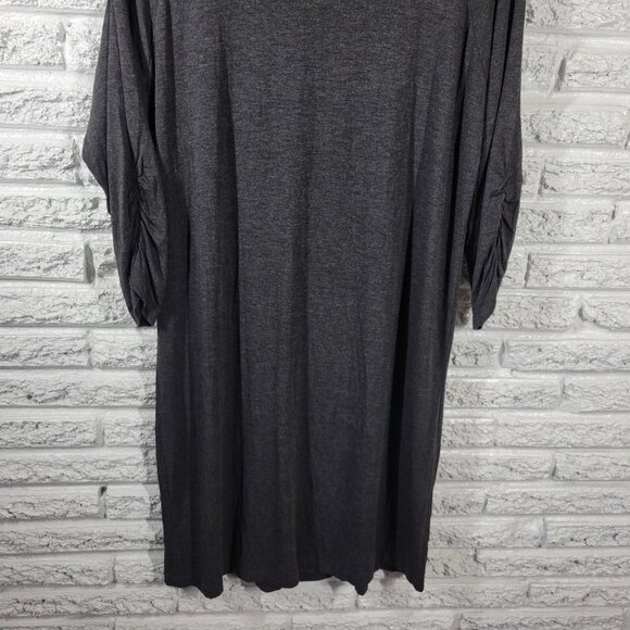 Spense Womens Dress Extra Large 3/4 Sleeve Muted Black Dark Gray BLA105E - Picture 8 of 10